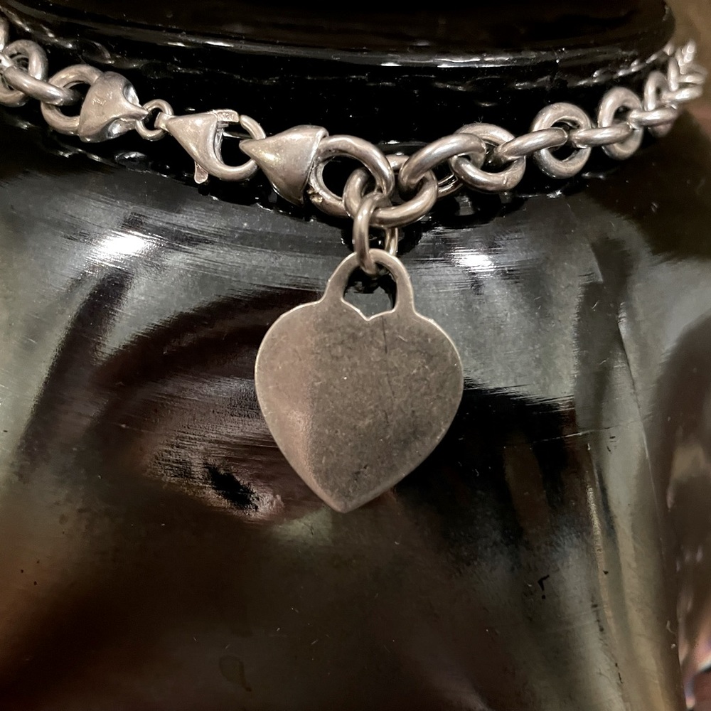 Sterling Solid Silver Necklace - image 5